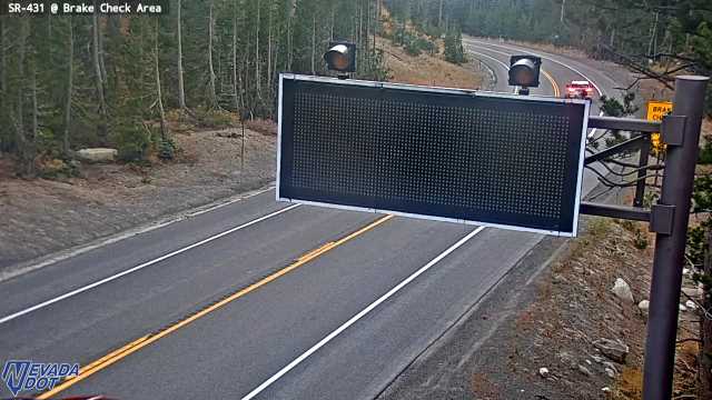 Brake Check Area, SR-431 at 18:00 on 2026-10-04