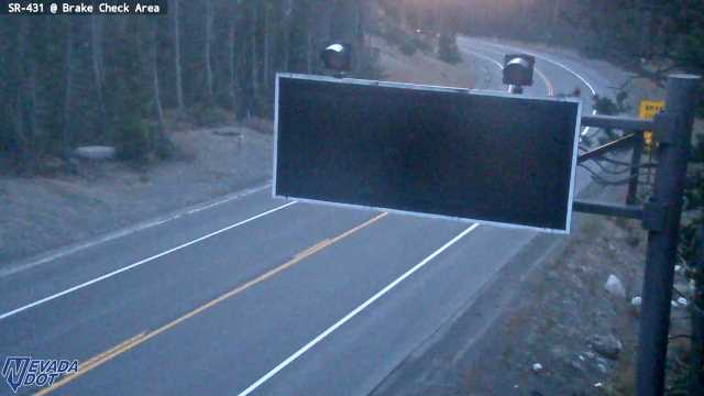 Brake Check Area, SR-431 at 19:00 on 2026-10-04