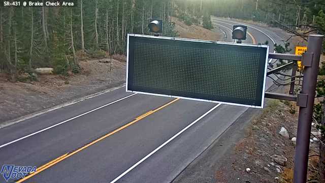 Brake Check Area, SR-431 at 18:00 on 2026-10-05