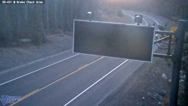 Brake Check Area, SR-431 at 19:00 on 2026-10-06