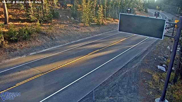 Brake Check Area, SR-431 at 18:00 on 2026-10-07