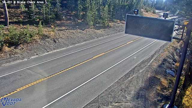 Brake Check Area, SR-431 at 17:00 on 2026-10-08