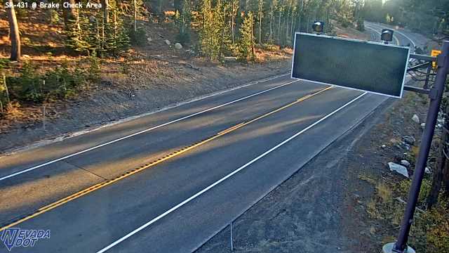 Brake Check Area, SR-431 at 18:00 on 2026-10-08