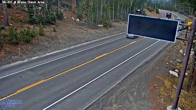 Brake Check Area, SR-431 at 12:00 on 2026-10-12