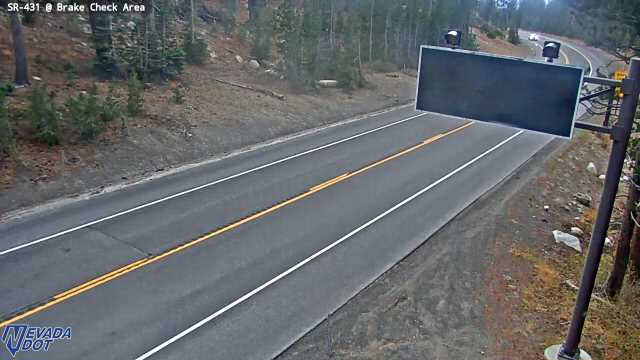 Brake Check Area, SR-431 at 18:00 on 2026-10-12