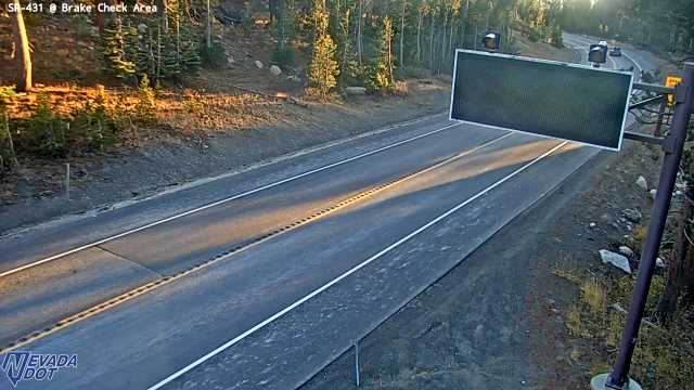 Brake Check Area, SR-431 at 18:00 on 2026-10-14