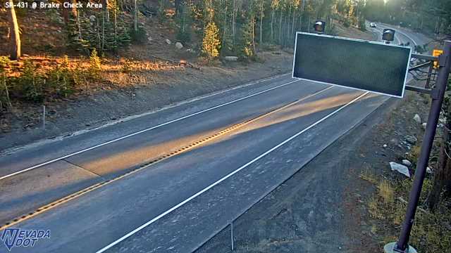 Brake Check Area, SR-431 at 18:00 on 2026-10-15