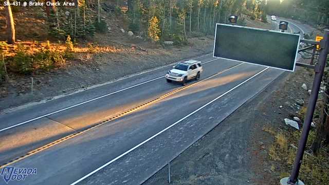 Brake Check Area, SR-431 at 18:00 on 2026-10-16