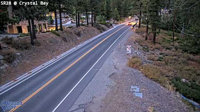 Crystal Bay, SR-28 at 19:00 on 2026-10-04