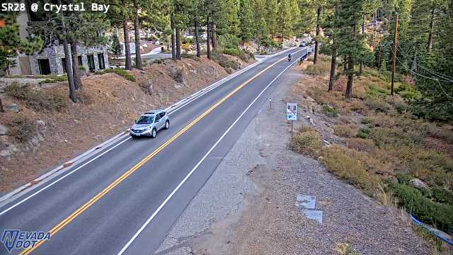 Crystal Bay, SR-28 at 08:00 on 2026-10-05