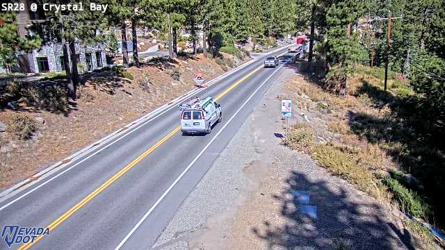Crystal Bay, SR-28 at 12:00 on 2026-10-05
