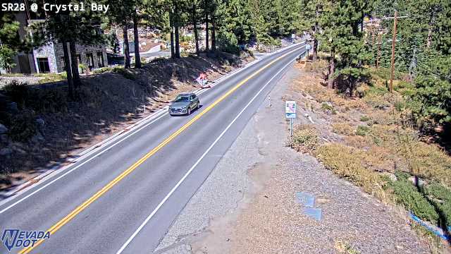 Crystal Bay, SR-28 at 13:00 on 2026-10-05