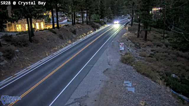 Crystal Bay, SR-28 at 19:00 on 2026-10-05