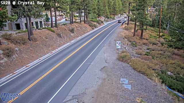 Crystal Bay, SR-28 at 07:00 on 2026-10-06