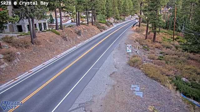 Crystal Bay, SR-28 at 07:00 on 2026-10-07