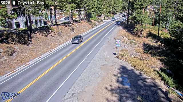 Crystal Bay, SR-28 at 12:00 on 2026-10-08