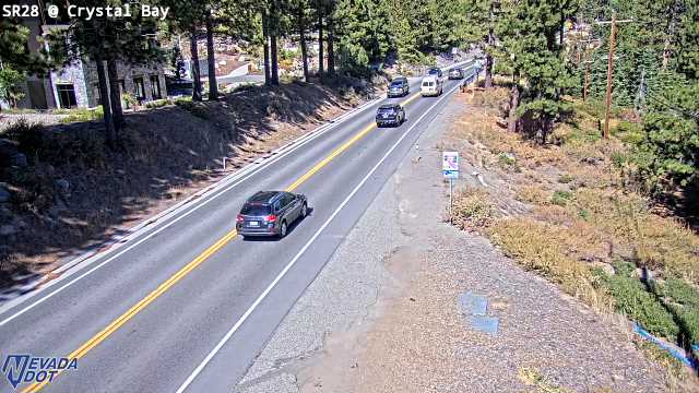 Crystal Bay, SR-28 at 13:00 on 2026-10-08