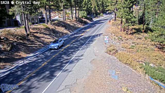 Crystal Bay, SR-28 at 14:00 on 2026-10-08