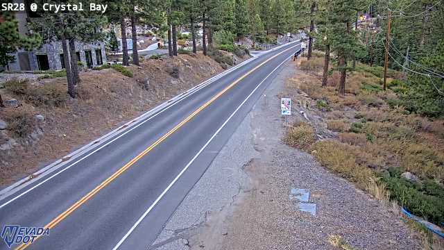 Crystal Bay, SR-28 at 18:00 on 2026-10-08