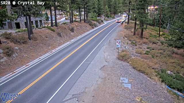 Crystal Bay, SR-28 at 07:00 on 2026-10-09