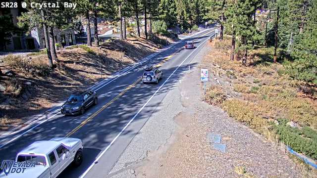 Crystal Bay, SR-28 at 14:00 on 2026-10-09