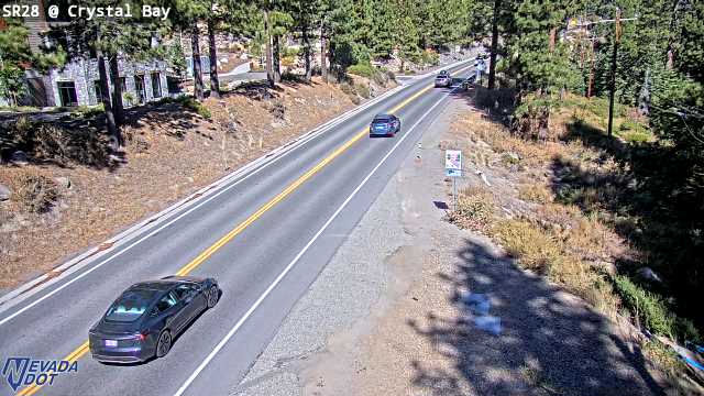 Crystal Bay, SR-28 at 12:00 on 2026-10-10