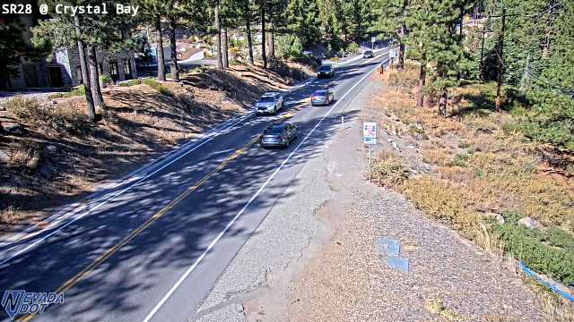 Crystal Bay, SR-28 at 14:00 on 2026-10-10