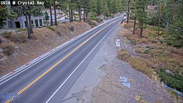 Crystal Bay, SR-28 at 18:00 on 2026-10-10