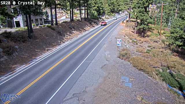Crystal Bay, SR-28 at 13:00 on 2026-10-11