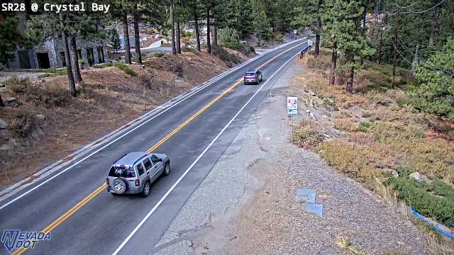 Crystal Bay, SR-28 at 14:00 on 2026-10-11