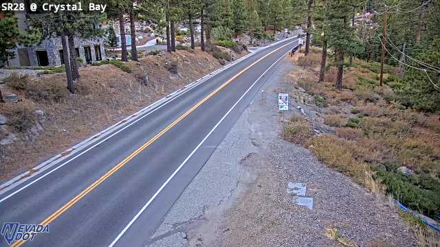 Crystal Bay, SR-28 at 18:00 on 2026-10-11