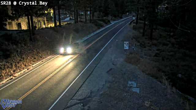 Crystal Bay, SR-28 at 19:00 on 2026-10-11