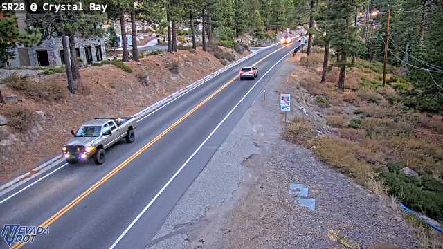 Crystal Bay, SR-28 at 07:00 on 2026-10-12