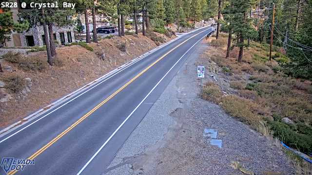 Crystal Bay, SR-28 at 08:00 on 2026-10-12