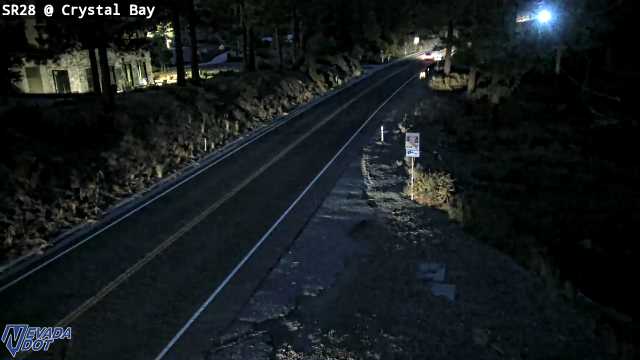 Crystal Bay, SR-28 at 19:00 on 2026-10-14