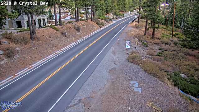 Crystal Bay, SR-28 at 07:00 on 2026-10-16