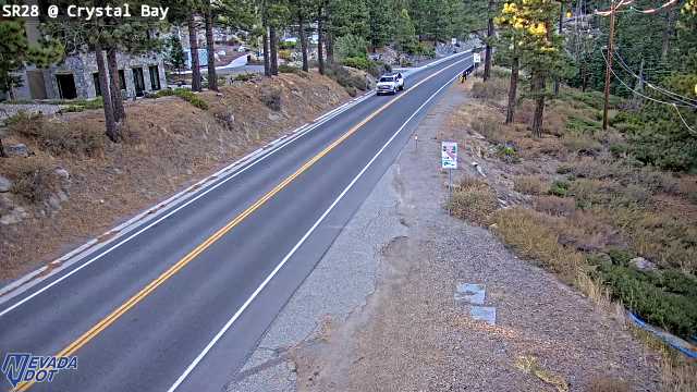 Crystal Bay, SR-28 at 17:00 on 2026-10-16