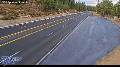 Spooner Summit, US-50 at 18:00 on 2026-10-04