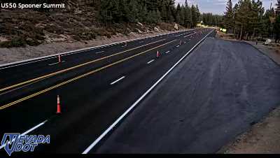 Spooner Summit, US-50 at 19:00 on 2026-10-05