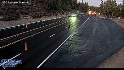 Spooner Summit, US-50 at 19:00 on 2026-10-06