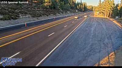 Spooner Summit, US-50 at 18:00 on 2026-10-08