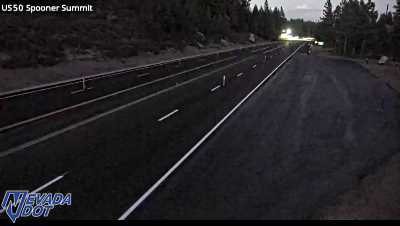 Spooner Summit, US-50 at 19:00 on 2026-10-09