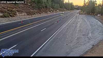 Spooner Summit, US-50 at 07:00 on 2026-10-10