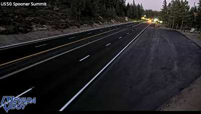 Spooner Summit, US-50 at 19:00 on 2026-10-10