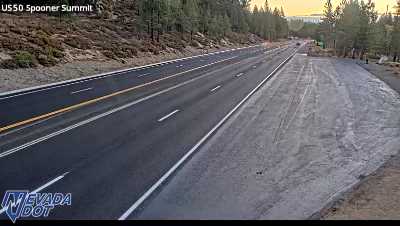 Spooner Summit, US-50 at 07:00 on 2026-10-11