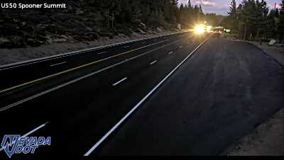 Spooner Summit, US-50 at 19:00 on 2026-10-11