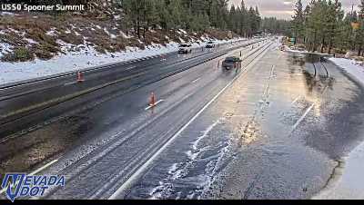 Spooner Summit, US-50 at 08:00 on 2026-10-12