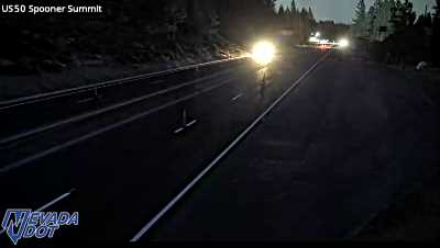 Spooner Summit, US-50 at 19:00 on 2026-10-12