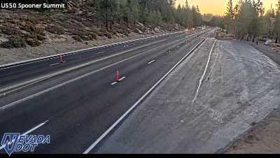 Spooner Summit, US-50 at 07:00 on 2026-10-13