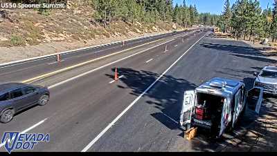Spooner Summit, US-50 at 14:00 on 2026-10-13